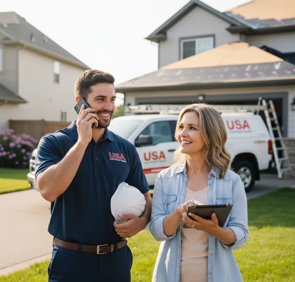 USA Roof Repair Experts customer support in Muldrow